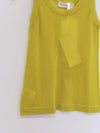 SWAYING 25 Spring/Summer Water-soluble Wool Round Neck Vest SW-SW25SS1T10C2-YCL Primrose Green
